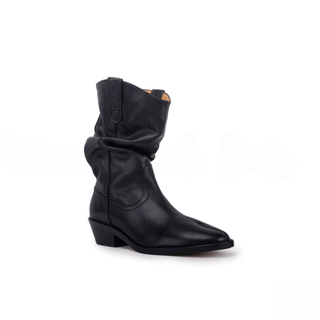 Split - Toe Western Tabi Leather Boots - Sofia Romano