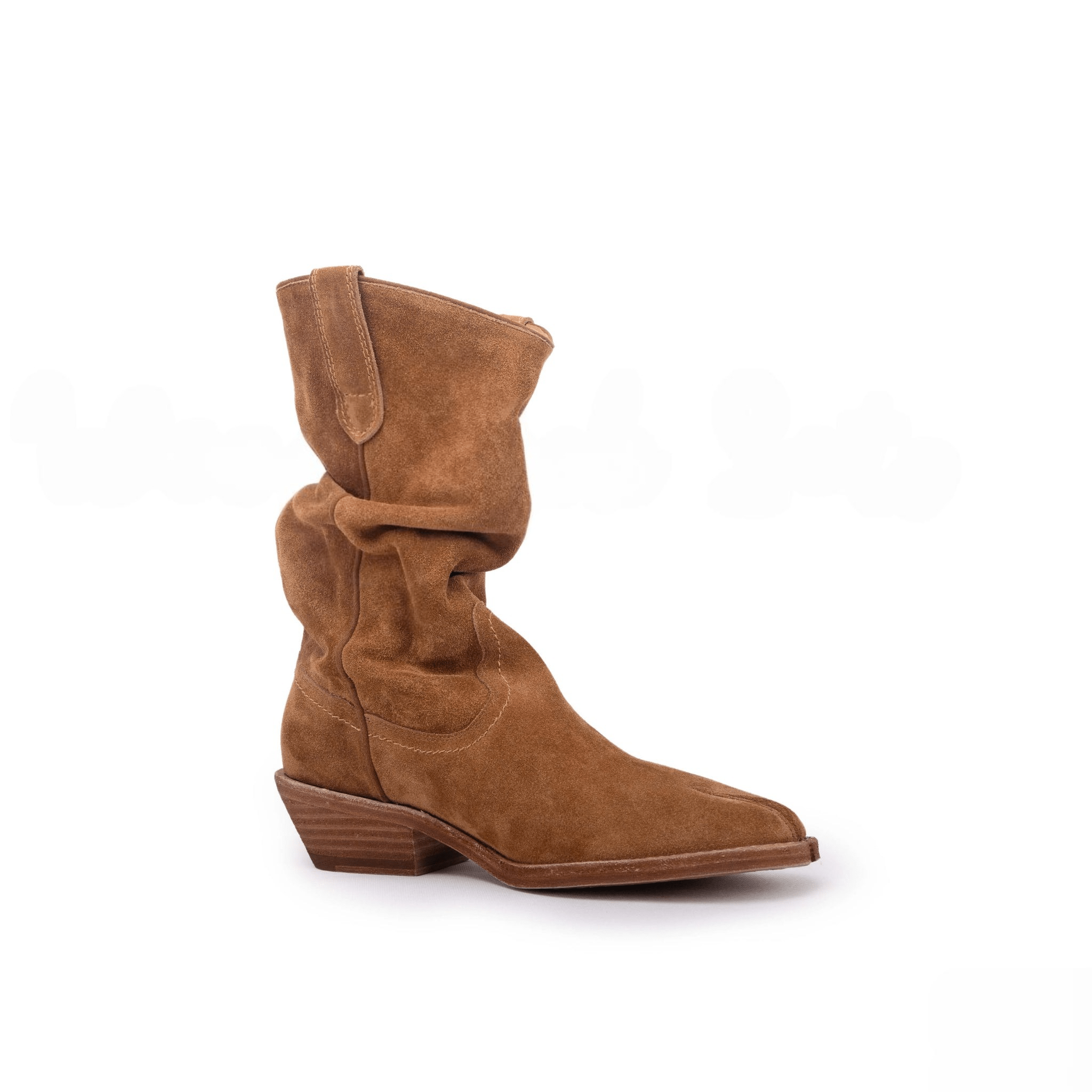 Split - Toe Western Tabi Leather Boots - Sofia Romano