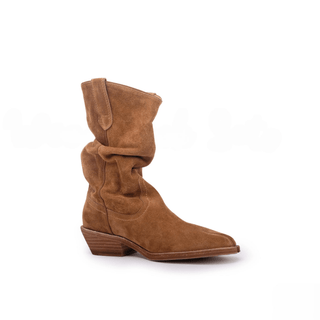 Split - Toe Western Tabi Leather Boots - Sofia Romano