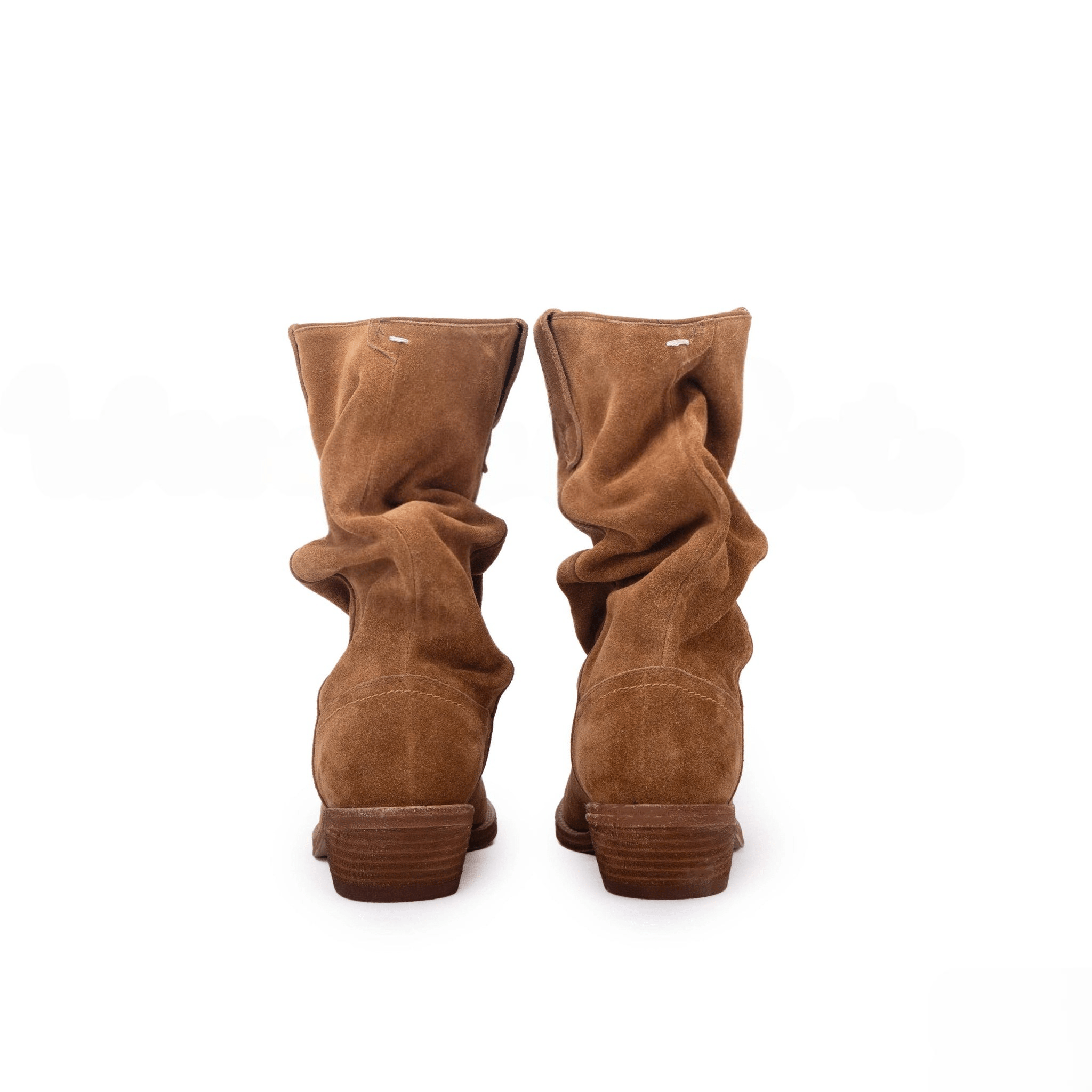 Split - Toe Western Tabi Leather Boots - Sofia Romano