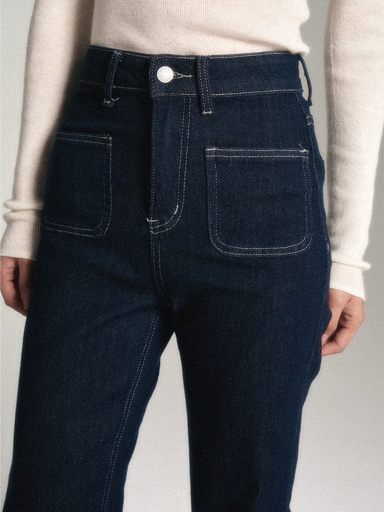 Straight - Leg High - Waist Jeans - Sofia Romano