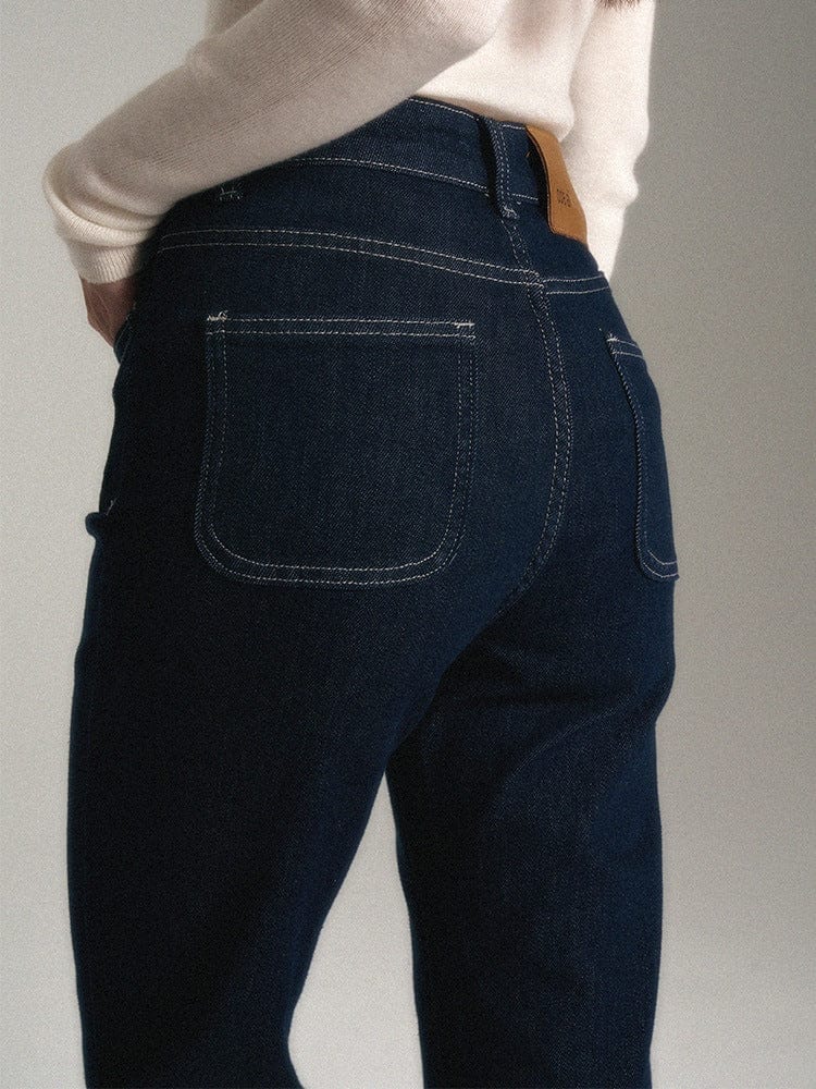 Straight - Leg High - Waist Jeans - Sofia Romano