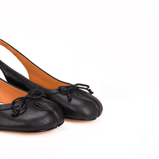 Tabi Split - Toe Leather Mary Jane Flats - Sofia Romano