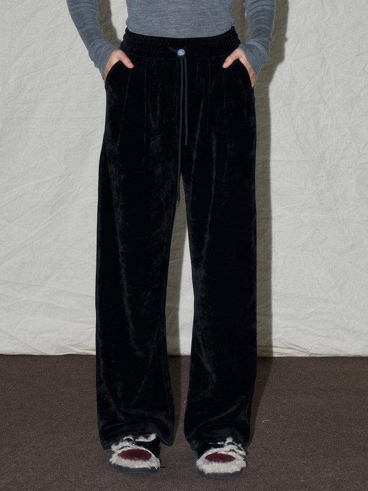 Velvet Wide - Leg Pants - Sofia Romano