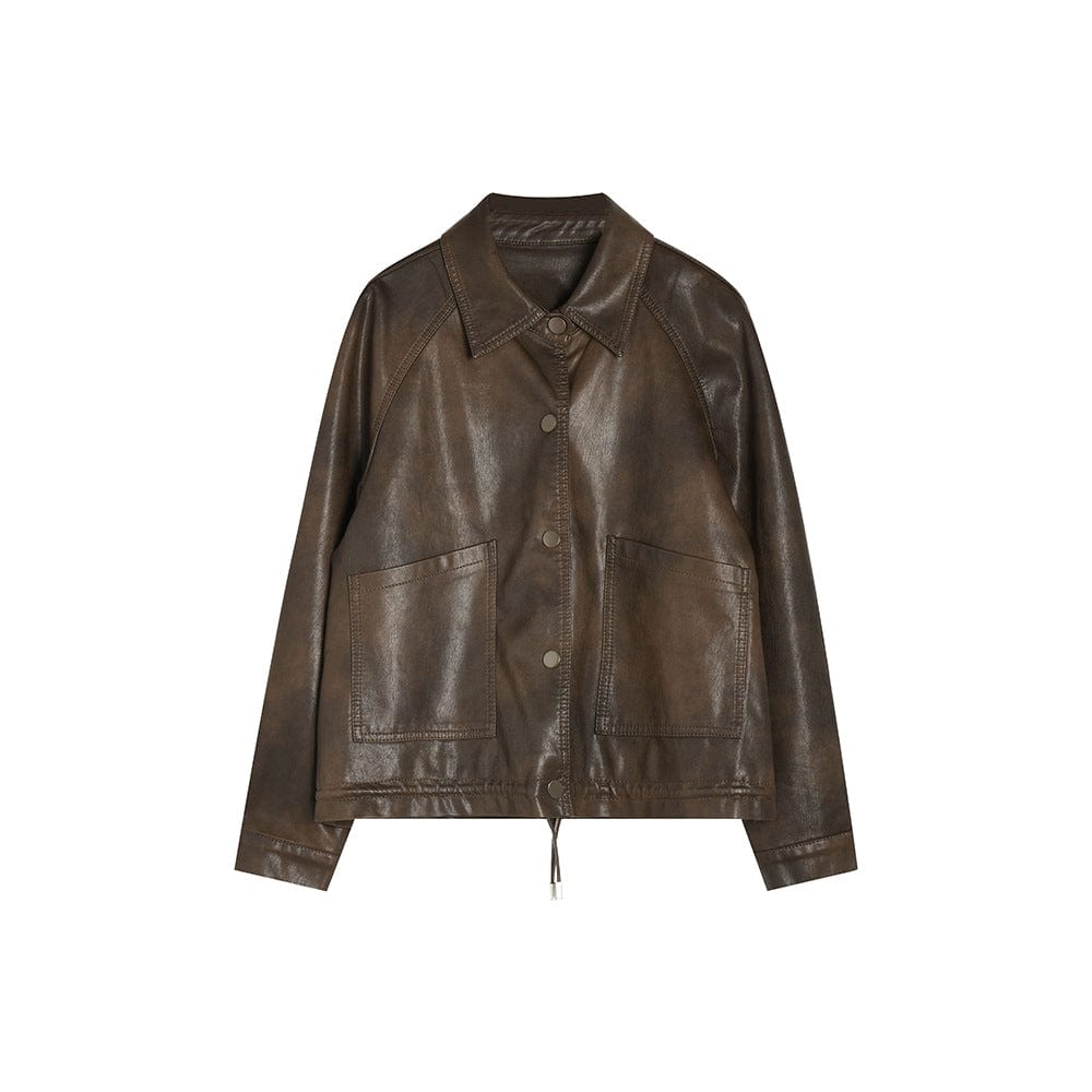 Vintage Leather Jacket - Sofia Romano