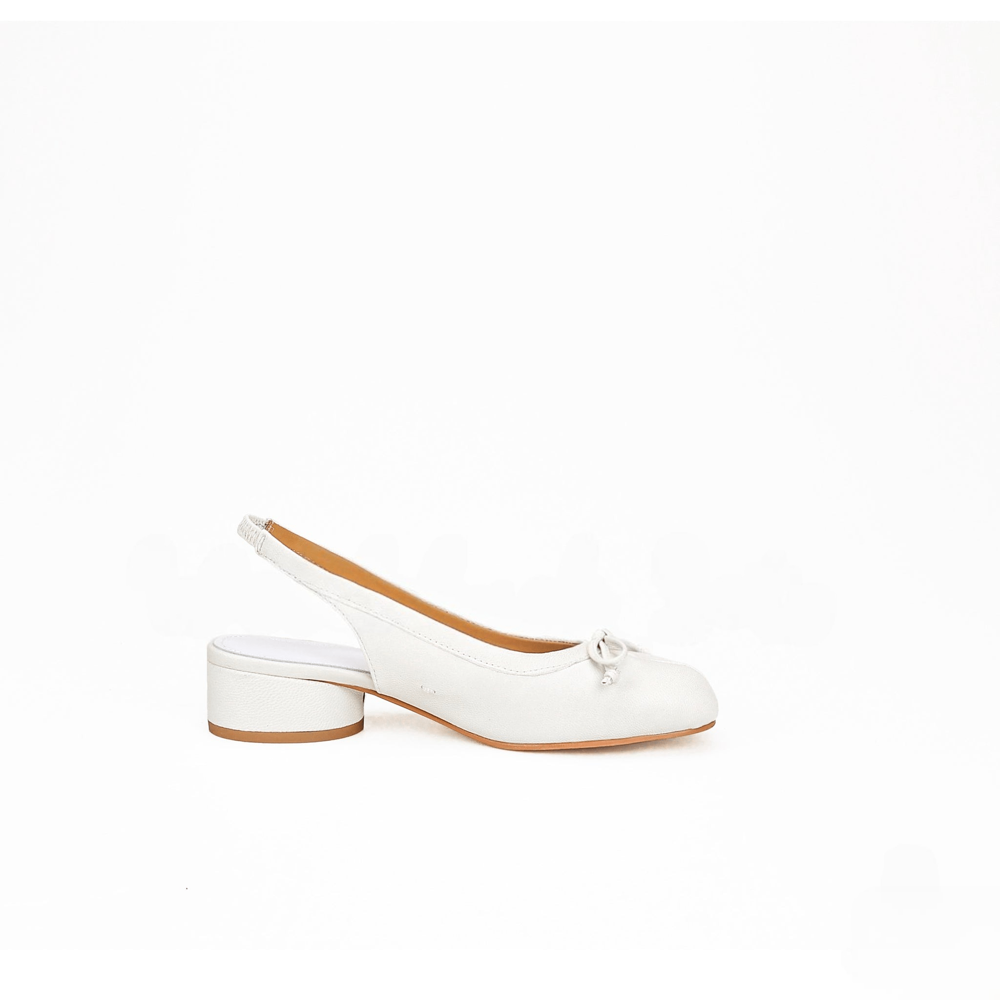 White Leather Summer Sandals - Sofia Romano