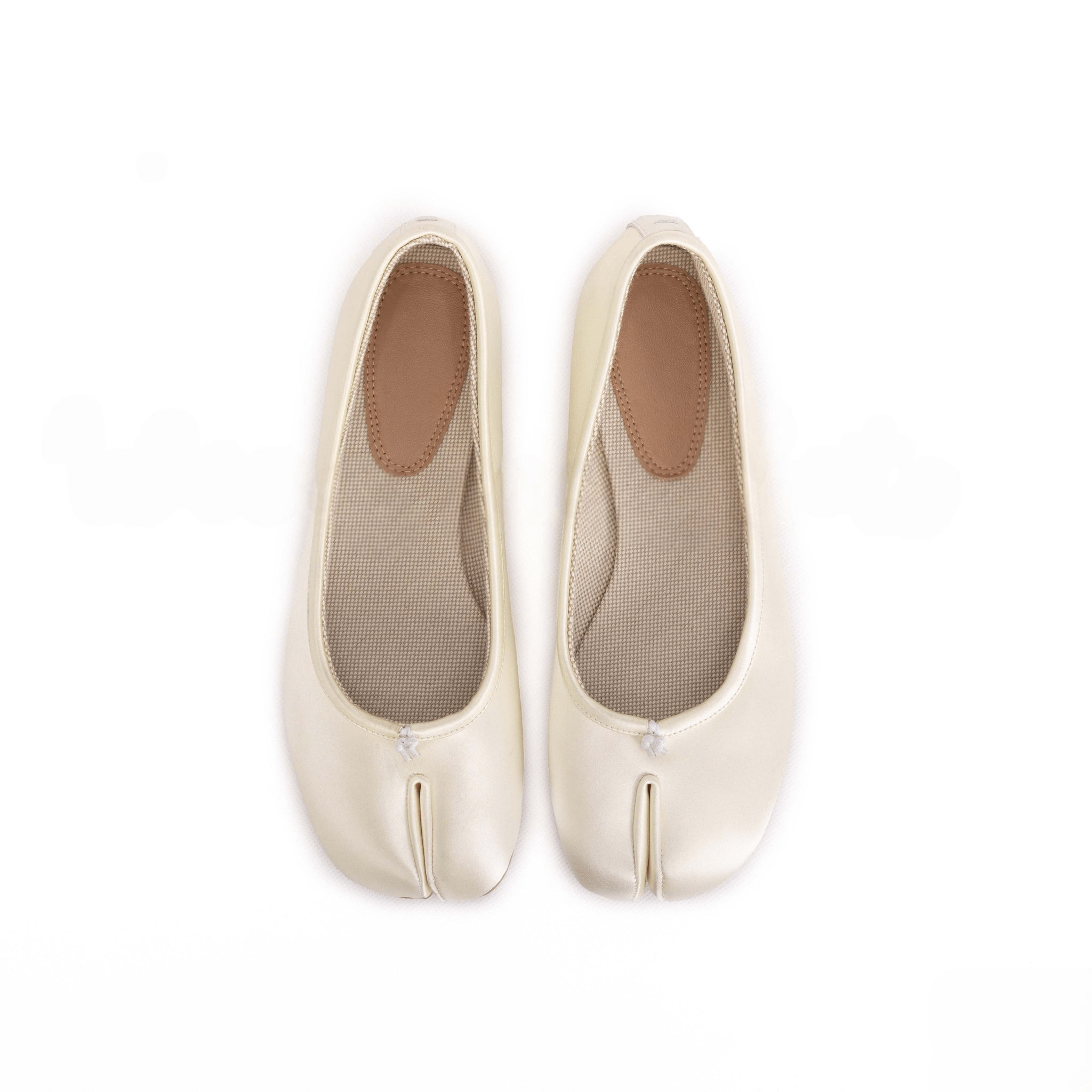 White Split - Toe Tabi Ballerinas - Sofia Romano