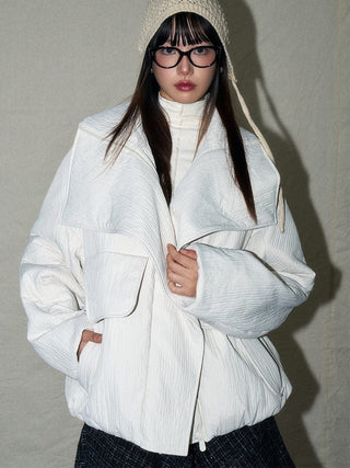 Wool - Filled Oversized Jacket - Sofia Romano